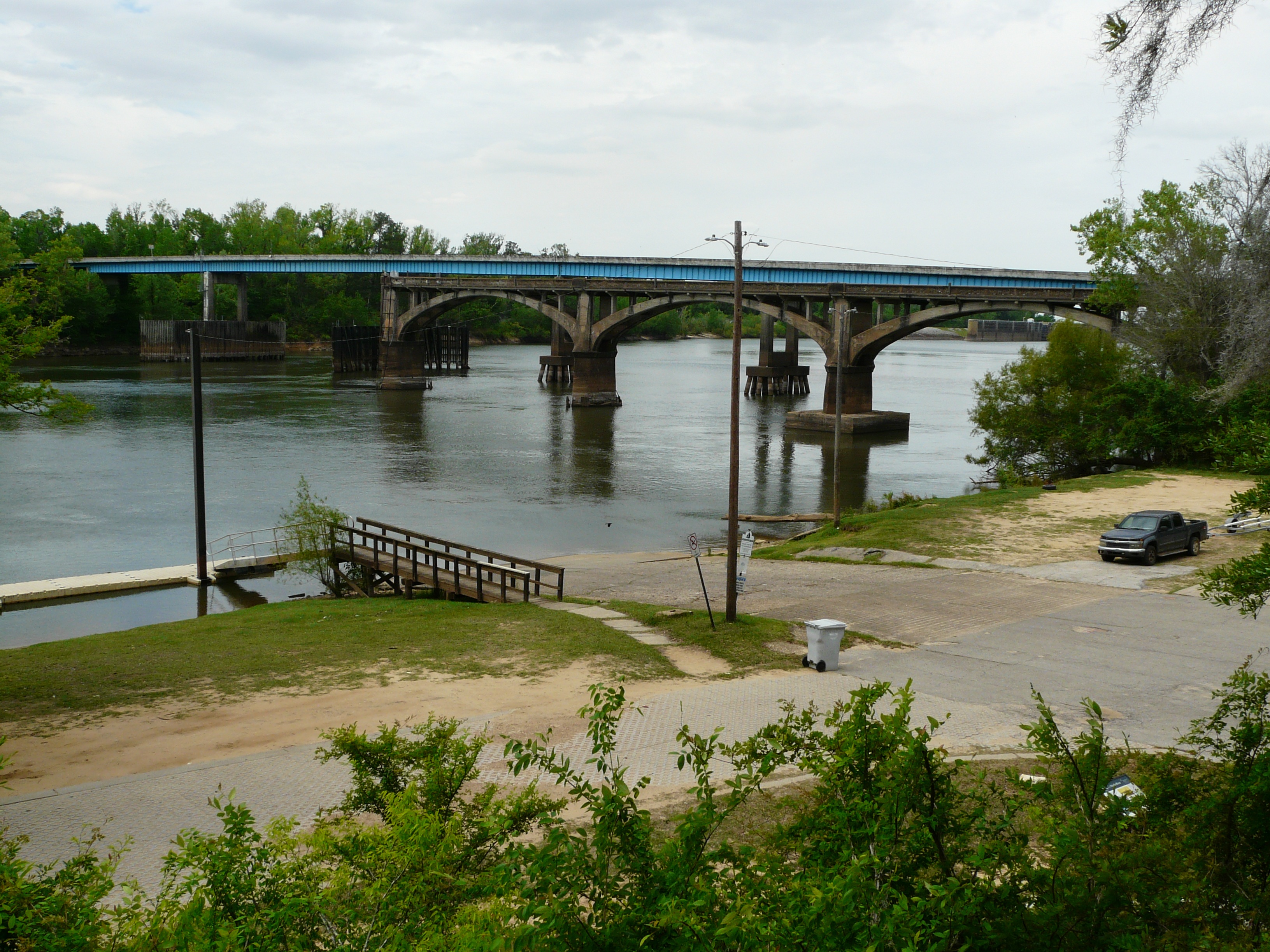 Boat ramp at Clyde T. Hopkins Park.jpg