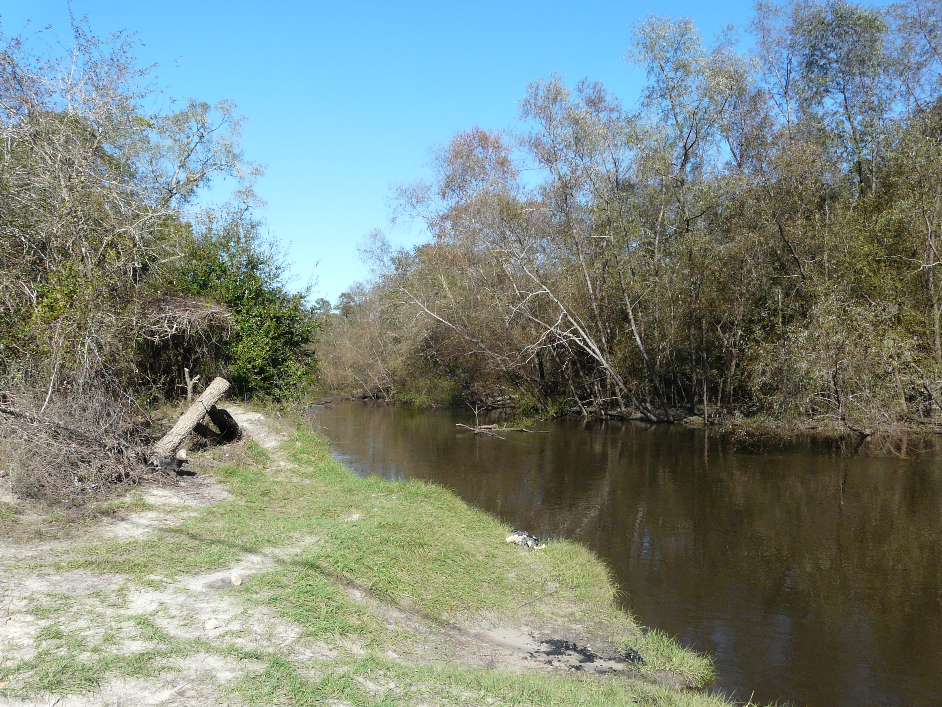 Ochlockonee River looking upstream from State Highway 93 Boat Ramp.jpg